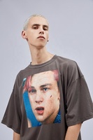 T-shirt oversize unisexe personnalisé promotionnel Streetwear pour hommes à manches courtes imprimé grande taille fonction de compression livraison directe de stock