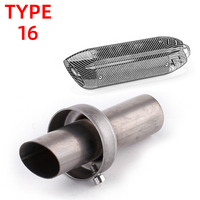 Pembunuh DB katalis Mid End depan Universal, untuk Muffler knalpot sepeda motor peredam bising Eliminator tipe khusus