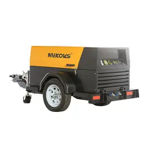 mikovs 22KW Portable Medium Pressure Diesel Engine Mobile Screw Air Compressor