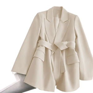 Traje Casual de Color Sólido con Cordones para Mujer, a la Moda - Product Image 6