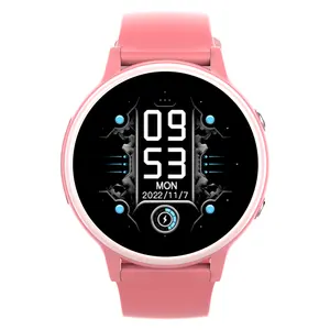 Most Popular CT06 Round Smart Watch 900mAh Battery GPS Location Tracker SOS Calling Video Chat Kids Smart Watches