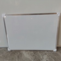 Pizarra Magnética de Doble Cara de 30x40cm, Pizarra Verde y Blanca para la Escuela y la Educación