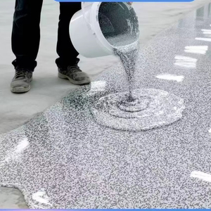 Bộ phận bền gạch đá cẩm thạch hiệu ứng Epoxy cát màu Epoxy sơn sàn cát màu cho sàn bê tông kho phòng ngủ - Product Image 1