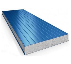 Panneaux sandwich ignifuges modernes avec isolation en EPS PU <span class=keywords><strong>laine</strong></span> <span class=keywords><strong>de</strong></span> roche phénolique légers pour applications <span class=keywords><strong>de</strong></span> toiture/murs - Product Image 2