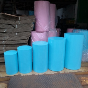 Đồ Nội Thất Đám Cưới Vòng Bệ Đứng Hiển Thị Vòng Vàng Trắng Xi Lanh Chân Chân Cho Tổ Chức Sự Kiện - Product Image 3