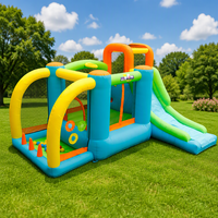 Nouvelle conception, écologique, qualité supérieure, combo toboggan gonflable hermétique, château gonflable pour enfants