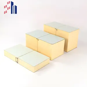 SH lửa Đánh Giá nhôm sợi thủy tinh XPS bọt cách điện lợp bánh sandwich Panel polyurethane với gạch thiết kế