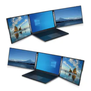 14'' Triple Portable Monitor Screen Extender For Macbook Laptops