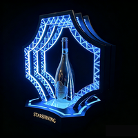 Présentoir de Bouteille LED Rechargeable pour Service VIP en Bar et Club, avec Logo OEM, Éclairage Multicolore, Glorificateur de Bouteille