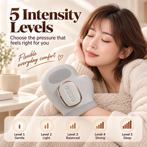 Masajeador de Manos Inalámbrico con Terapia de Calor, Guante de Masaje con Presión de Aire, 3 Modos, Portátil, Relajación de Palma, Dedos y Muñeca - Product Image 5
