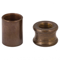 Coupleurs joignant des tubes métalliques filetés Plaques de base de lampe Kit de lampe de bouteille de filetage interne Raccords d'éclairage en laiton