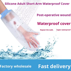Couverture en fonte de silicone de bras long personnalisé protecteur imperméable de bandage de main avec l'ozone désinfectant la fonction de douche - Product Image 3