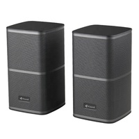 Speaker Komputer Desktop Plastik Ukuran Besar X26 Portable 2.0, Audio Dua Arah, Crossover, Daya DC, Speaker Gaming untuk PC