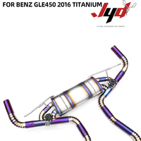 Système d'échappement Valvetronic en titane avec tube intermédiaire en X et tube avant pour Mercedes-Benz GLE43 AMG GLE450 GLE400 C292 W166