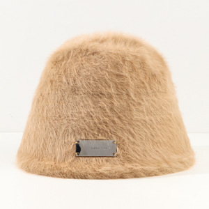 Venta al por mayor de <span class=keywords><strong>Amazon</strong></span> Top Venta caliente en stock barato de alta calidad Unisex liso colorido al aire libre invierno otoño rosa de piel sintética sombrero de cubo - Product Image 4