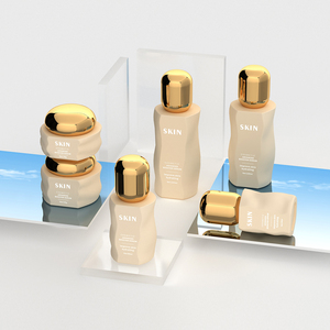 30g 50g 30ml 50m 100ml 120ml sinh thái thân thiện tùy chỉnh rỗng kính độc đáo chăm sóc da bao bì chai mỹ phẩm lọ và chai Bộ - Product Image 4