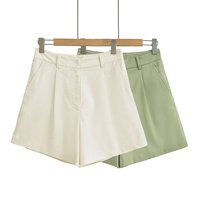 Ensemble 2 pièces pour femmes-Débardeur sans manches décontracté à simple boutonnage et short décontracté-Ensemble pour femmes