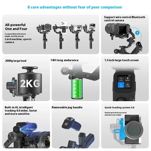 <span class=keywords><strong>Stabilisateur</strong></span> <span class=keywords><strong>Feiyu</strong></span> SCORP Mini 3 Pro Kit avec suivi IA 18m, poignée télécommandée détachable, charge utile de 2 kg, cardan pour appareil photo reflex numérique - Product Image 2