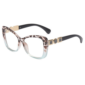 Lunettes Designer Marques Célèbres <span class=keywords><strong>Montures</strong></span> Pour Lunettes Optique Femme <span class=keywords><strong>Montures</strong></span> Anti Lumière Bleue Lunettes Carrées Oeil de Chat Grande Taille - Product Image 6