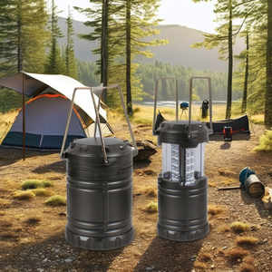 Lanterne de <span class=keywords><strong>camping</strong></span> LED portable, étanche, alimentée par batterie, avec poignée, pour une utilisation en extérieur, idéale pour la randonnée, l'escalade, la voiture, la pêche - Product Image 3