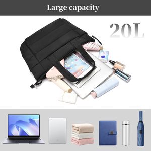 Women's Tote <b>Bag</b> Large Capacity Insulated Zipper Closure Horizontal Square Normcore Minimalist Style Everyday Use Winter 2024 - Product Image 4