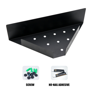 Giá lưu trữ góc không đục lỗ cho nhà vệ sinh phòng tắm gia đình kệ lưu trữ sắt ba lớp sử dụng xuyên biên giới - Product Image 4