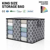 Sacs et bacs de rangement pliables modernes en tissu compressé sous vide, écologiques et lavables pour armoire - Grande Vente