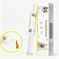 Complément alimentaire naturel personnalisé pour animaux de compagnie en flacons, application pour poissons, favorise la santé de la peau et du pelage des chiens et des chats
