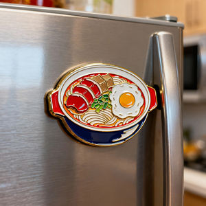 Imán de Refrigerador Personalizado de Metal con Esmalte Suave 3D, Recuerdo Bonito en Relieve, Fabricante de Imanes Personalizados para Refrigerador - Product Image 3