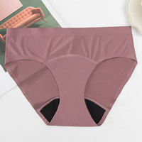 Culottes menstruelles sans odeur, sans couture, 4 couches, SANS PFAS, sous-vêtements pour femmes, culottes menstruelles
