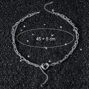 Nuevo Collar de Cadena con Colgante de Corazón Simple, Estilo Hiphop, de Acero Inoxidable para Hombre, Joyería de Moda al por Mayor, Venta Caliente 2026 - Product Image 4