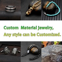 Bague TIZTI 6 mm, polie haute brillance, étanche, incrustation d'opale rouge écrasée Galaxy avec zirconium noir pour homme