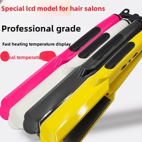 Lisseur de cheveux personnalisé anti-brûlure 55W, fer à lisser multi-températures, appareil de coiffure professionnel