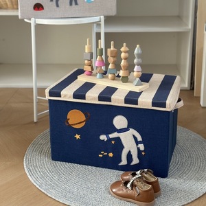 Caja de Almacenamiento Lavable con Tapa para Uso Doméstico, Organización de Ropa, Cesta de Almacenamiento de <span class=keywords><strong>Juguetes</strong></span>, Caja de Almacenamiento para Maletero de Coche - Product Image 3