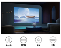 Everycom K1W Android 11.0 projecteur de cinéma maison mobile extérieur Smart Proyector Mini projecteur intelligent 4K