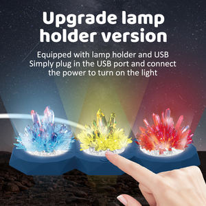 Zhorya DIY hecho a mano crecimiento cristal plantación química cristal flores observación educativa STEM ciencia experimento Juguetes - Product Image 2