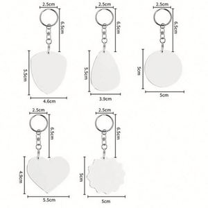 Promotional Company Activity Gifts Custom LOGO Printed Keychains Sublimation Key Chain - Product Image 6