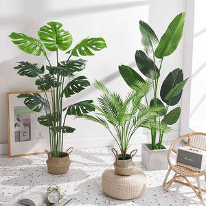 Low Price <strong>2</strong> Pcs Indoor/Outdoor Home Decorative Eco-friendly Artificial Bonsai Green <strong>Trees</strong> Plastic Garden Plants 60cm-180cm - Product Image 1