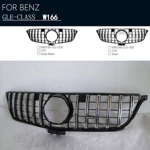 Parrilla Delantera Estilo GT para Mercedes-Benz <span class=keywords><strong>GLE</strong></span> W166 Facelift GLe350 300 400 Modificación 2016 2017 2018 2019 - Product Image 3