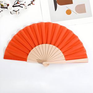 Abanico de Kung Fu Chino, Abanico Plegable de Plástico Grande, Abanico de Mano de Tela de Nailon, Decoración Plegable para Fiestas, Recuerdos de Fiesta de Plástico - Product Image 4