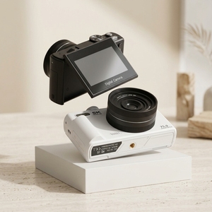 Cámara de Vlogging 75MP 5K en Oferta, AF 18X, WiFi, APP, Pantalla HD de 3.0'', Función de Cámara Web, Personalizable OEM, DC1808, 18X Digital, 1)5K Ul - Product Image 1
