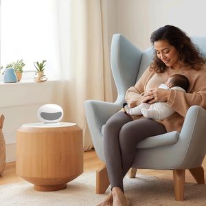 Raptbaby Portable White Noise Machine For Babies Battery Powered Sleep Aid White Plastic <b>Usb</b> <b>Plug</b> - Product Image 3