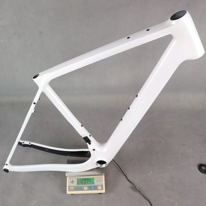 Black <b>White</b> Paint Full Carbon Fiber T1000 Disc Gravel Bike Frame GR048 T47 Thread Bottom <b>Bracket</b> - Product Image 6