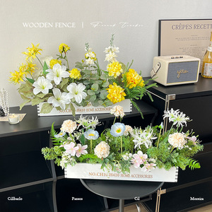 Flores Artificiales de Seda Hechas a Mano de 50 cm, Arreglo Floral Colorido, Decoración para el Día de la Madre, Graduación, Hogar, Sala de Estar, Mesa de Comedor - Product Image 3