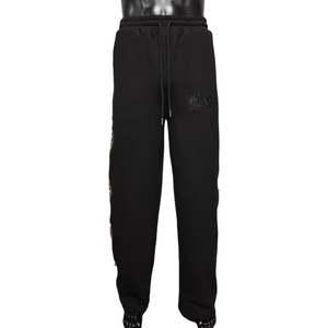 Pantalones de Pierna Ancha Personalizados con Serigrafía Lateral para Hombre, Joggers de Felpa Francesa de 400 g/m², Estilo Holgado con Dobladillo sin Rematar - Product Image 1