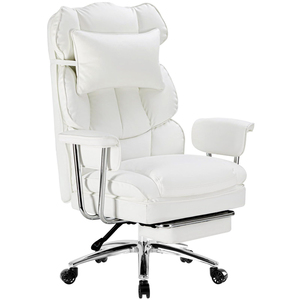 <span class=keywords><strong>Silla</strong></span> <span class=keywords><strong>de</strong></span> oficina moderna personalizable ejecutiva ergonómica <span class=keywords><strong>de</strong></span> cuero blanco hierro metal diseño contemporáneo fábrica <span class=keywords><strong>de</strong></span> sillas giratorias - Product Image 1