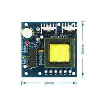 150W voiture DC 12V à AC 110V 220V 20KHZ onduleur chargeur convertisseur Boost Board haute fréquence onde carrée