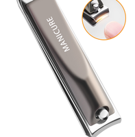 Ensemble de coupe-ongles 8 pièces, coupe-ongles anti-éclaboussures, kit de manucure et pédicure portable, outils de soin des ongles de qualité supérieure avec étui de rangement
