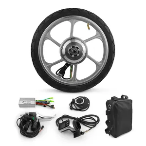 Diy Front 16 Inch Wiel 350W 36V 48V Borstelloze Snelste 350W 35 Km/h Hub Motor Sport E Bike