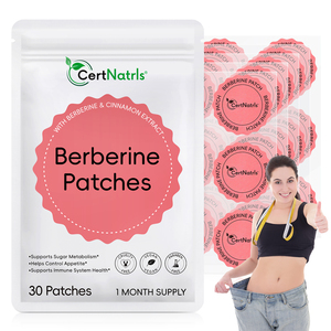 CertNatrls - Parches Transdérmicos de Berberina con Extracto de <span class=keywords><strong>Plantas</strong></span> <span class=keywords><strong>para</strong></span> la Boca, Nariz y Cuerpo, que Favorecen el Metabolismo del Azúcar - Product Image 1